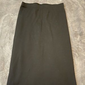Express Black Midi Pencil Skirt- Small